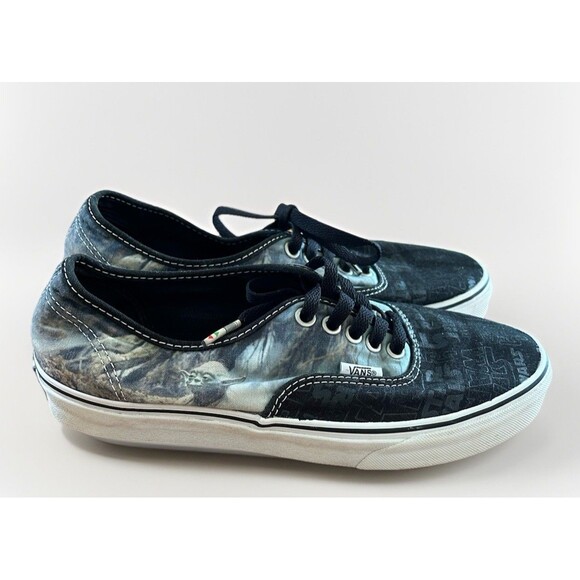 Star Wars X Vans Mens 7.5 Womans 9 Yoda Print Skater Sneakers - Picture 3 of 10